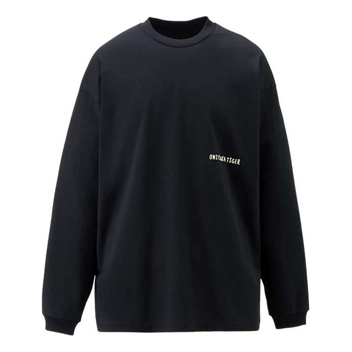 Villapaita Onitsuka Tiger Graphic Long Sleeve T-Shirt Musta | 2183B163-001