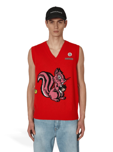 Villapaita CORMIO Nicole Vest Punainen | CORNICOLEVEST POMODORO
