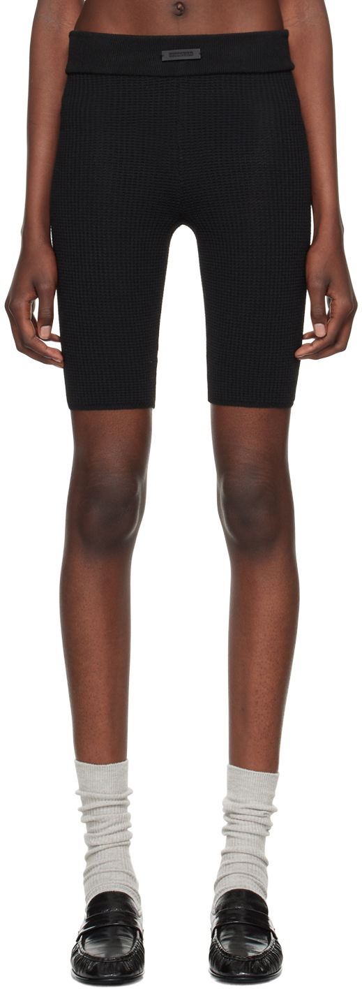 Shortsit Fear of God Fear of God ESSENTIALS Waffle Shorts Musta | 192BT247260FW