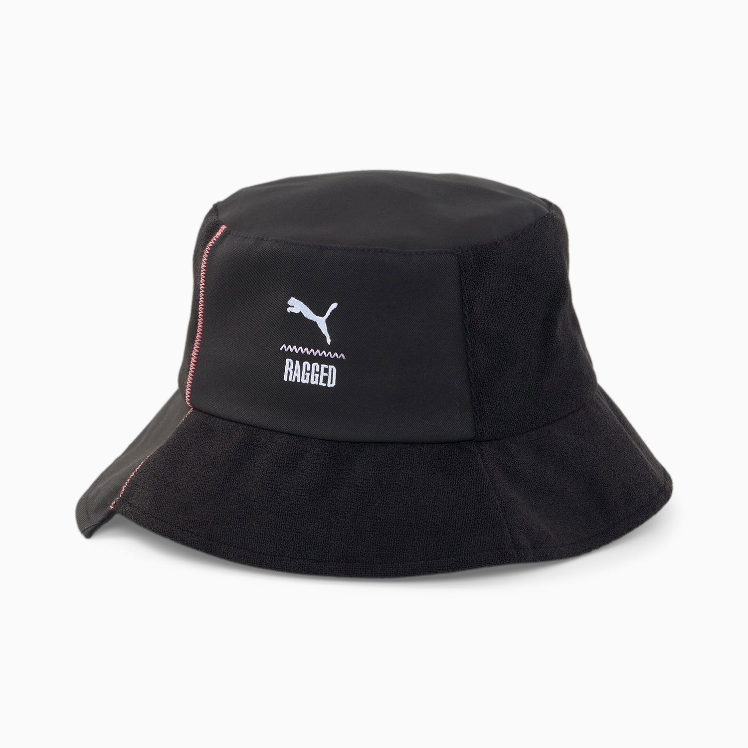 Hattu Puma x THE RAGGED PRIEST Bucket Hat Musta | 024609_01, 1