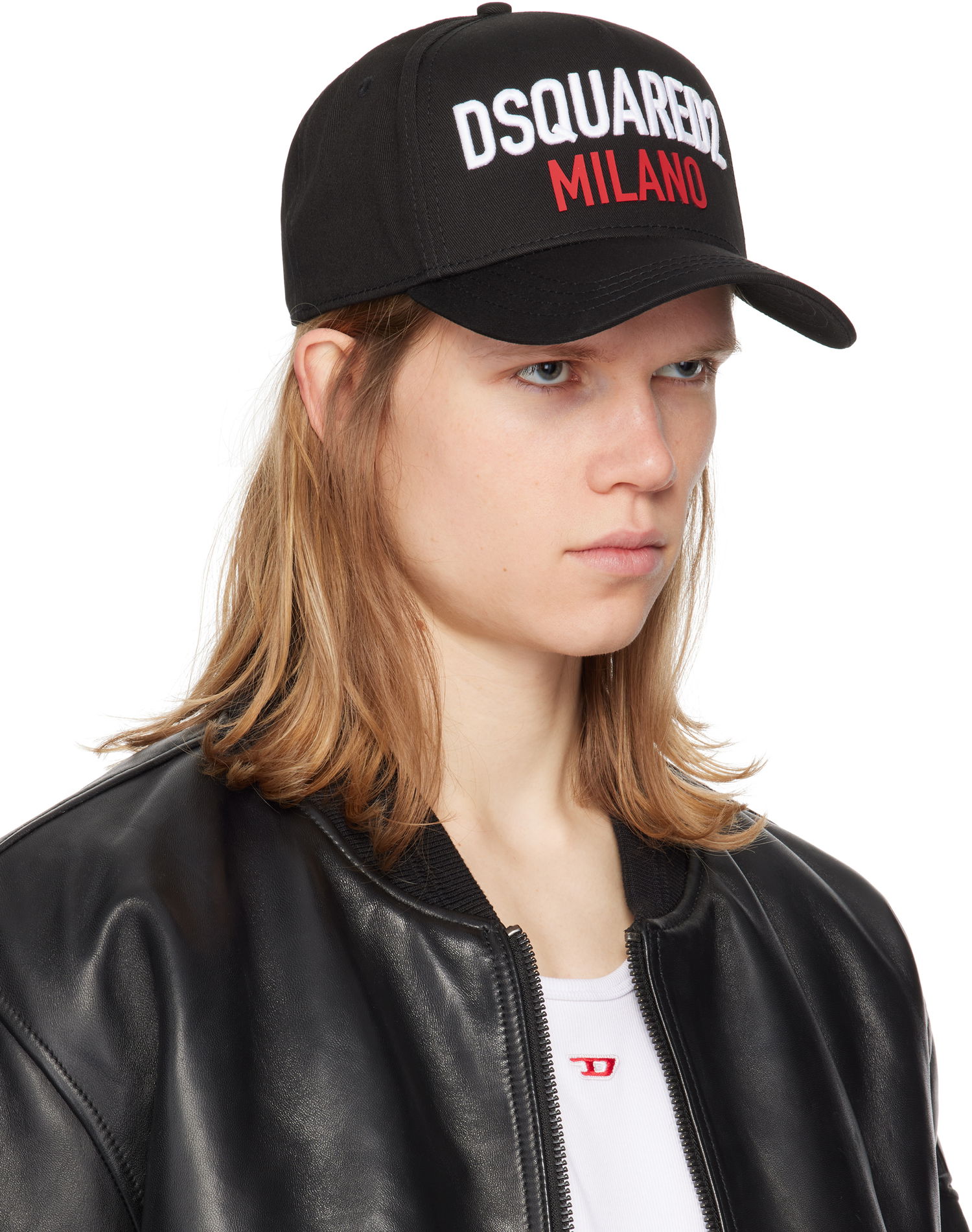 Korkki DSQUARED2 Dsquared2 'Milano' Baseball Cap Musta | BCM0917-05C00001-2124, 1