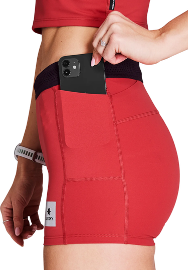 Shortsit Saysky Saysky Flow+ Race 4" Shorts Punainen | nwrst62c-506, 2