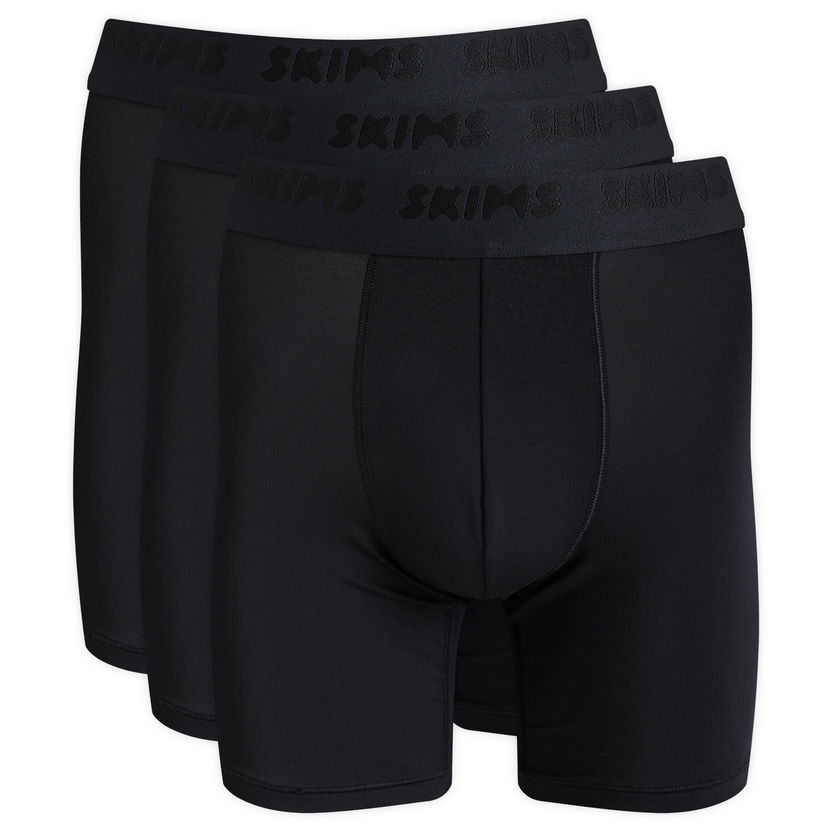 Nyrkkeilijät SKIMS Men's 5" Boxer Briefs - 3-Pack Musta | BO-BBR-5630M-OB