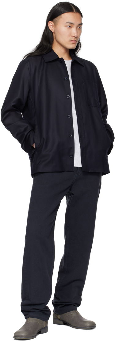 Paita A.P.C. Button-Up Regular-Fit Overshirt Sininen | LYAAV-H02991, 3