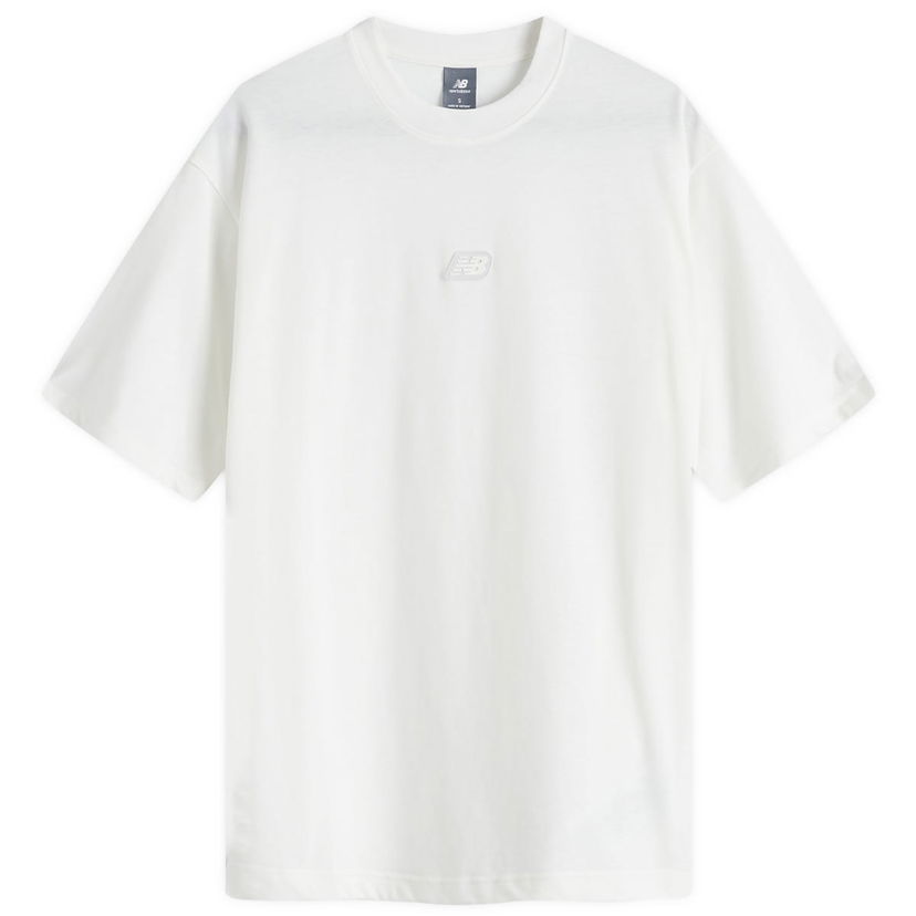 T-paita New Balance Women's Hoops On Court T-Shirt Valkoinen | MT44586-SST