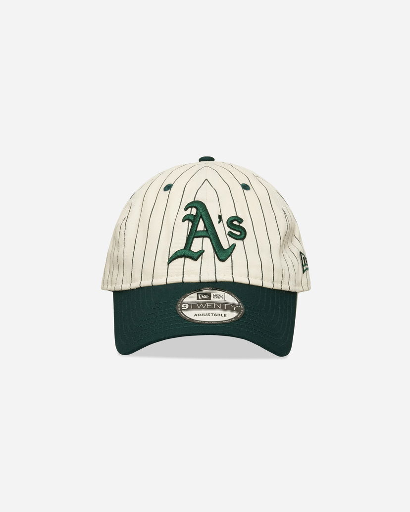 Korkki New Era Oakland Athletics Pinstripe Adjustable Cap Valkoinen | IH36 301