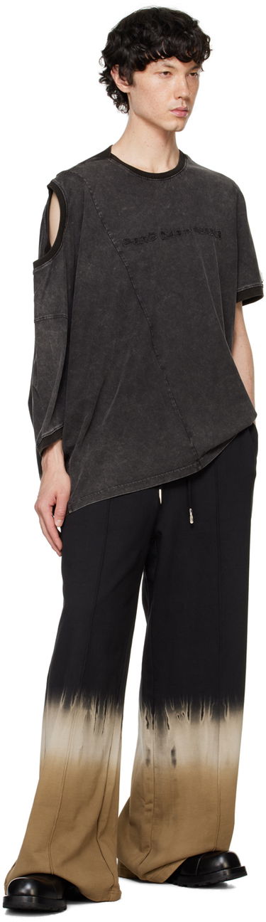 T-paita Feng Chen Wang Feng Chen Wang Deconstructed T-Shirt Musta | FUF18TS02, 3