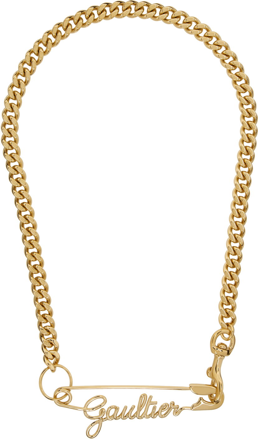Kaulakoru Jean Paul Gaultier 'The Gaultier Safety Pin' Chain Necklace Metallinen | 23/15-U-CO002-X006-92