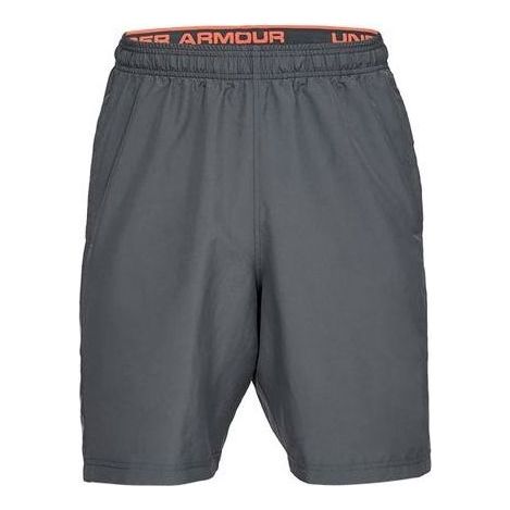 Shortsit Under Armour Woven Graphic Shorts Harmaa | 1320203-012