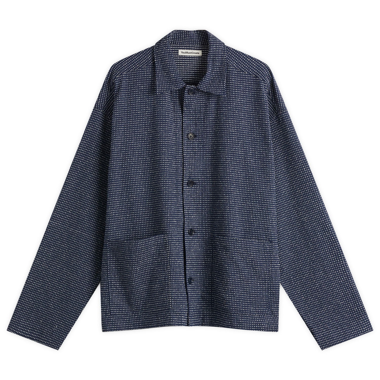 Paita YMC YMC PJ Overshirt, Size Large Sininen | P2YAK-40, 0