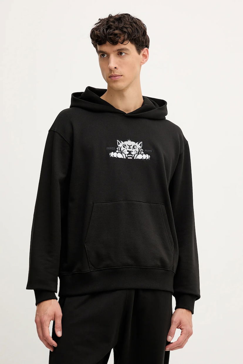Huppari KENZO Kenzo Hoodie with Graphic Musta | FF65HO2534MF