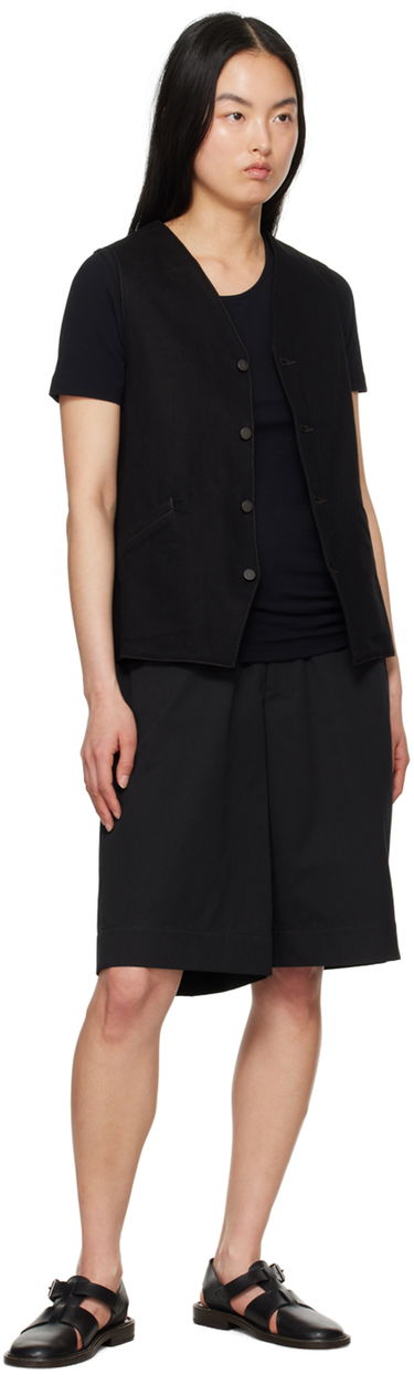 Liivi LEMAIRE Lemaire Button Denim Vest Musta | OW1071 LD1004, 3