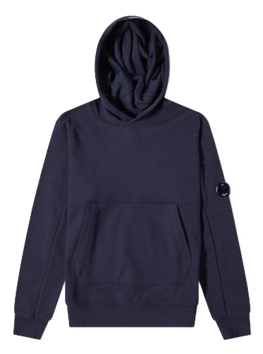 Huppari C.P. Company Arm Lens Popover Hoodie Tummansininen | 13CMSS023A-005086W-888