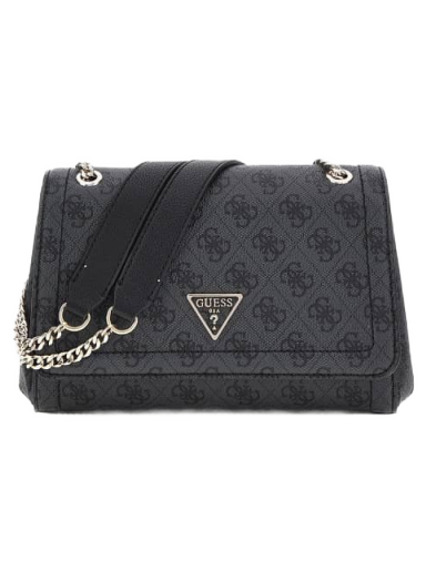 Käsilaukku GUESS Noelle 4G Logo Crossbody Bag Harmaa | HWBG7879210