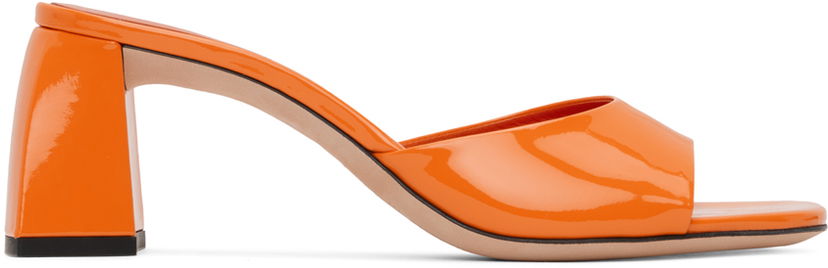 Tennarit ja kengät BY FAR BY FAR Romy Open Toe Heeled Sandals Oranssi | 23CRROMYMORP