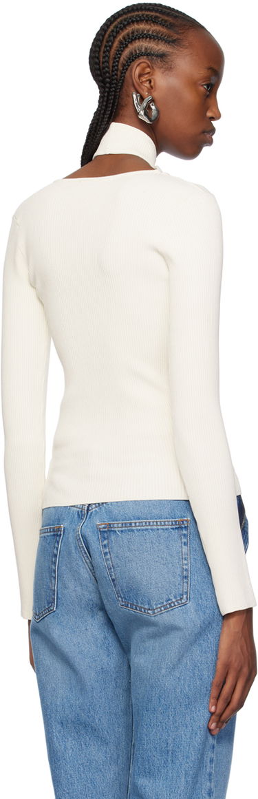 Villapaita Coperni Coperni Cutout Turtleneck Sweater Valkoinen | COPML02BIS600C, 2