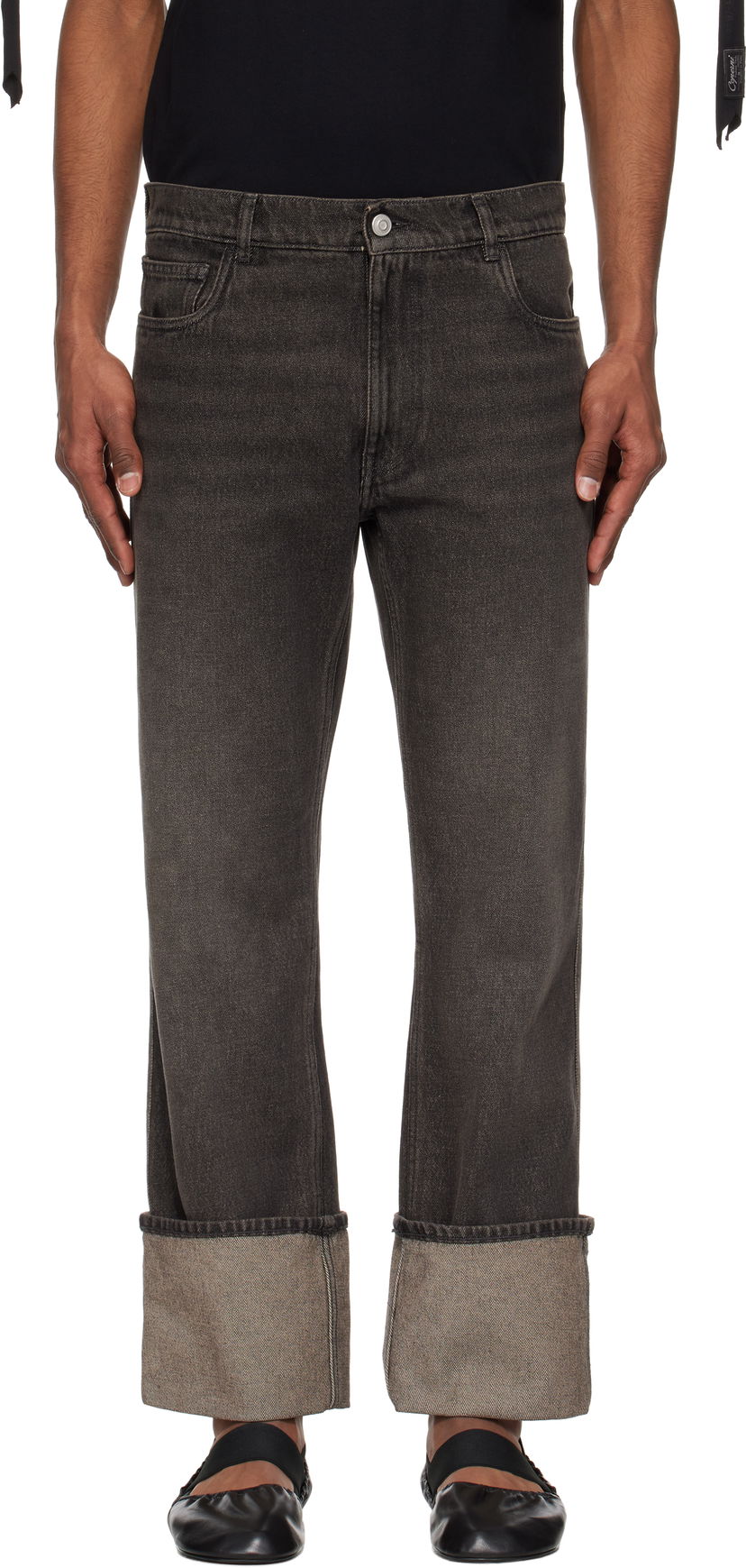 Jeans Coperni Coperni Loose-Fit Boyfriend Jeans Harmaa | COPP122F2036MEN