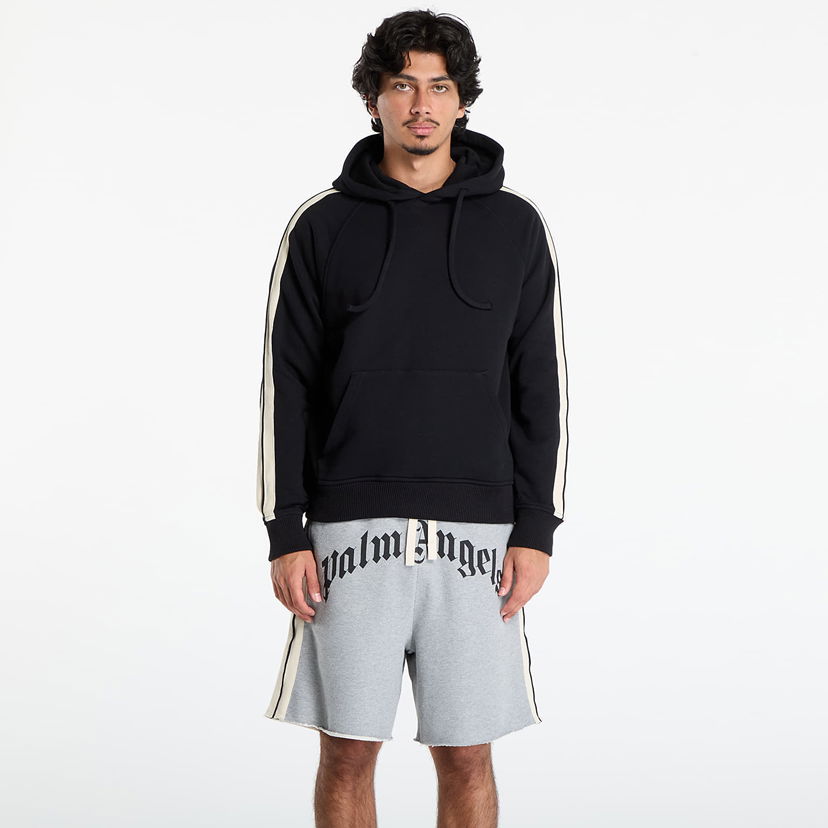 Huppari Palm Angels Palm Angels Curved Logo Track Hoodie Musta | PMBB17HF25FLE0011003