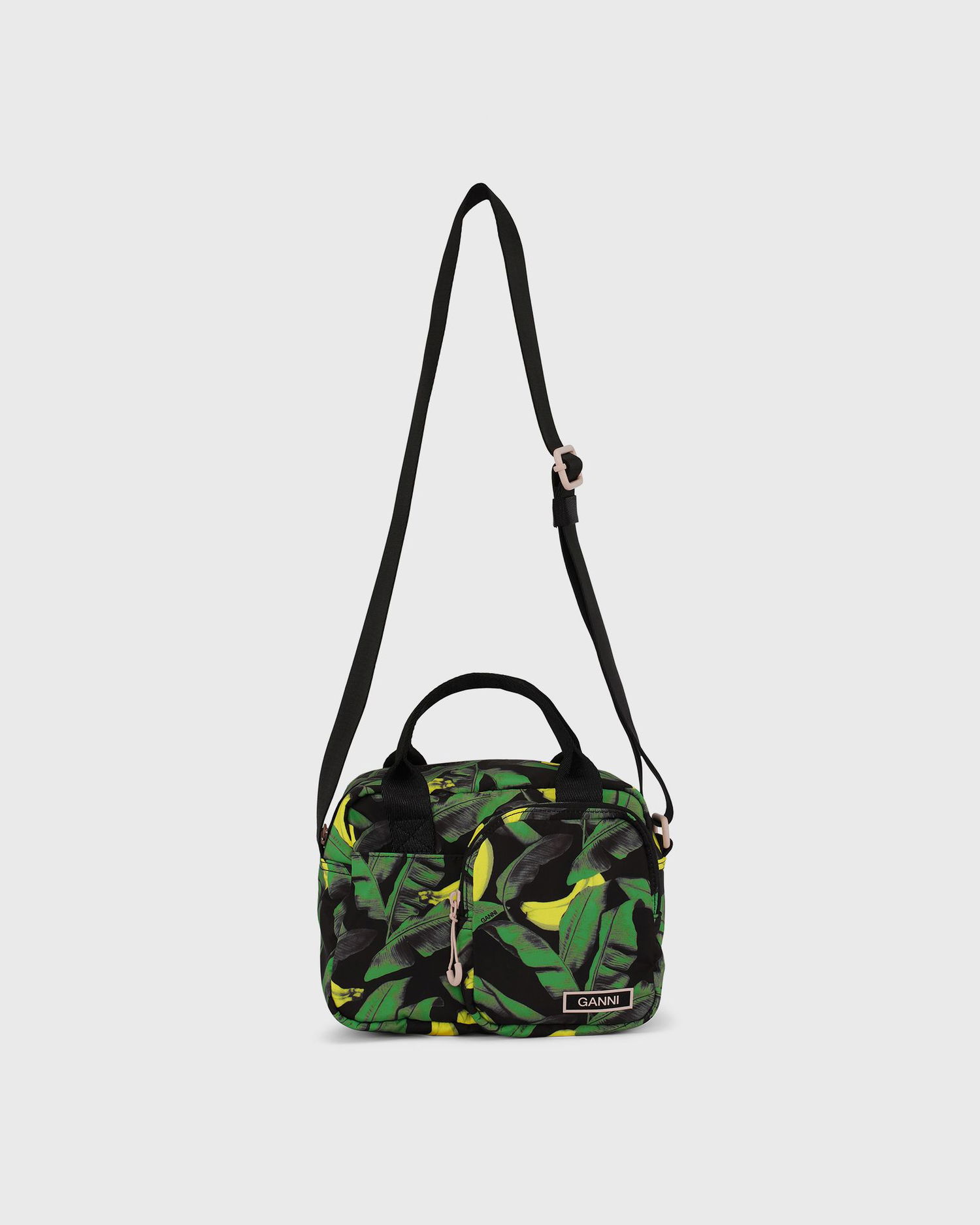 Käsilaukku GANNI Recycled Tech Festival Top Handle Vihreä | 5714667356091, 0