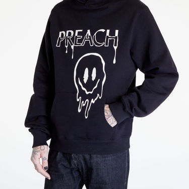 Huppari PREACH Regular Distorted Smiley H GOTS Musta | 206247 900, 4