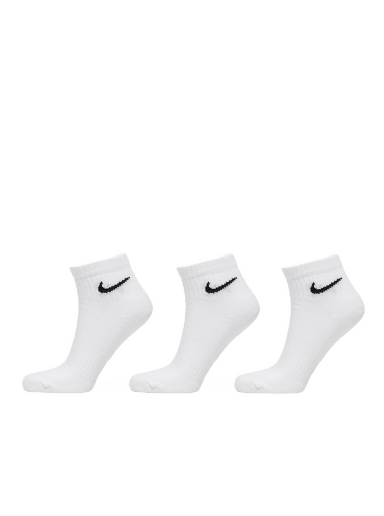 Alusvaatteet ja sukat Nike Ankle Socks 3-Pack Valkoinen | SX7667-100