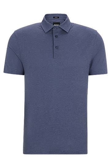 Poolopaita BOSS Slim-Fit Polo Shirt Sininen | 50518767