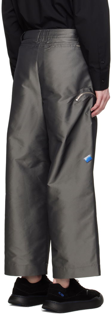 Housut ADER ERROR Trousers With Side Zipper Harmaa | BN01SSBT0110CC, 2