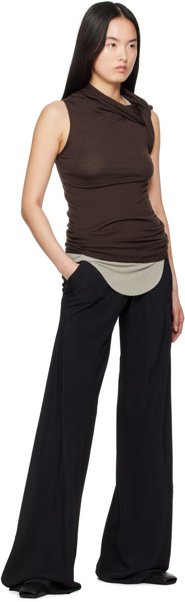 Housut Rick Owens Rick Owens Hollywood Bias Trousers Musta | RP01E7301 CC, 3