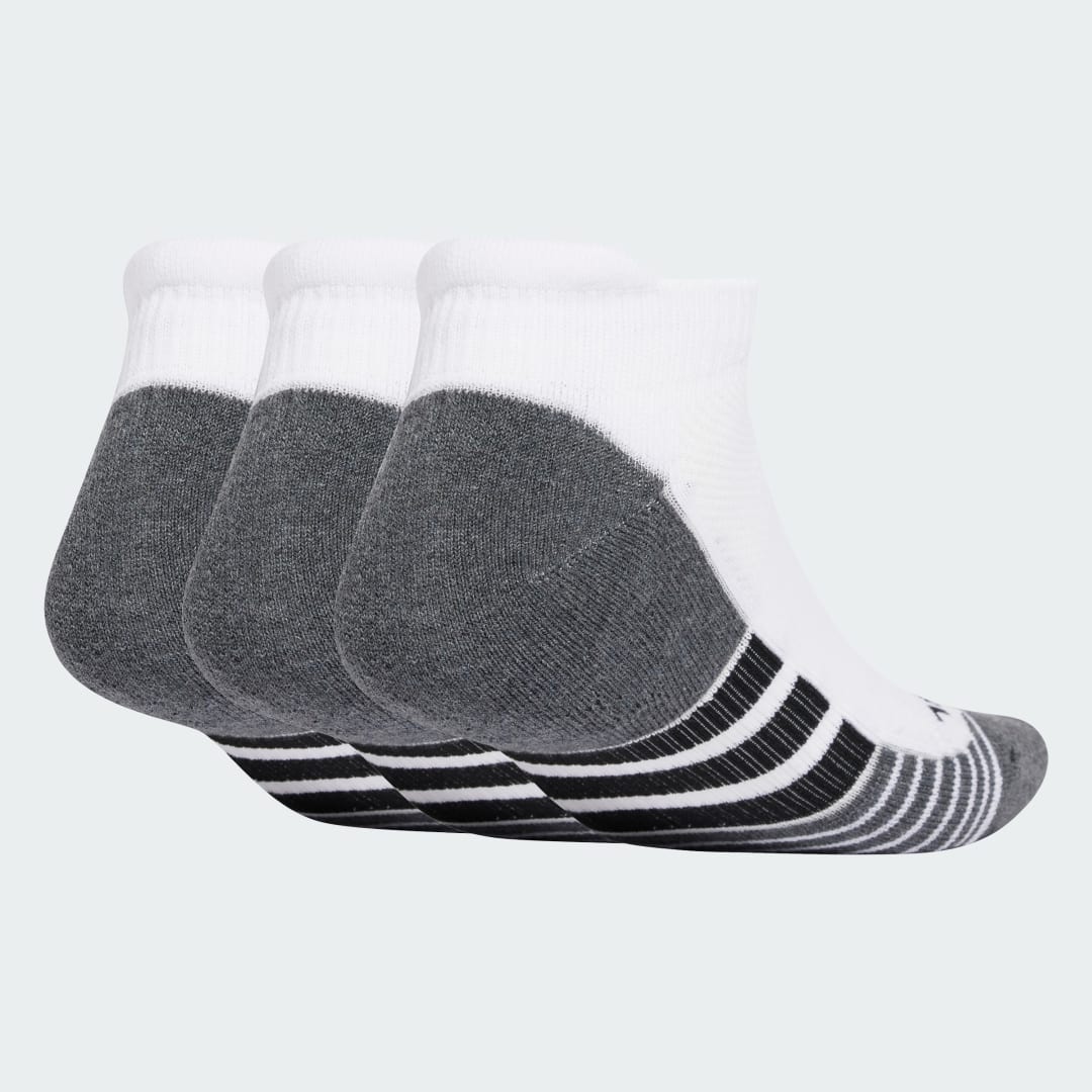 Sukat adidas Performance Performance Cushioned Low Socks 3 Pairs Valkoinen | JD9569, 1