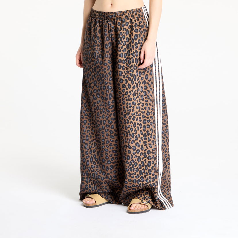 Verryttelyhousut adidas Originals adidas Firebird Leopard Oversized Track Pants Ruskea | JW7302