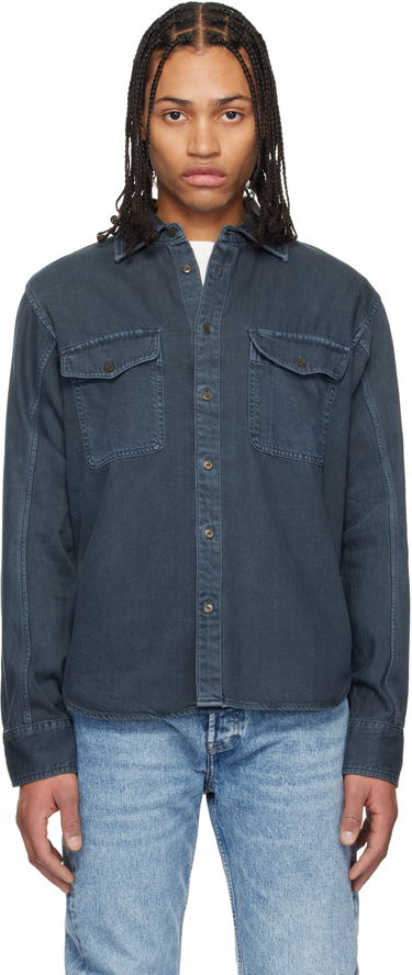 Paita rag & bone rag & bone Featherweight Denim Shirt Sininen | MED24S0004ZDMI, 0