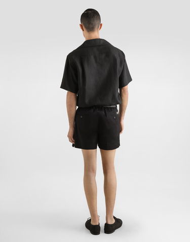 Paita Dolce & Gabbana Dolce & Gabbana Three-Button Linen Shirt Musta | G5NE3TFU4JBN0000, 2