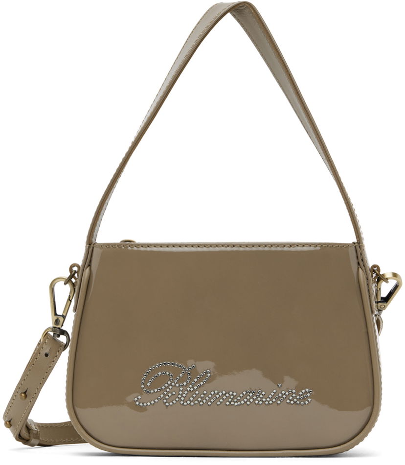 Käsilaukku Blumarine Small Rhinestone Shoulder Bag Beige | P344W002A