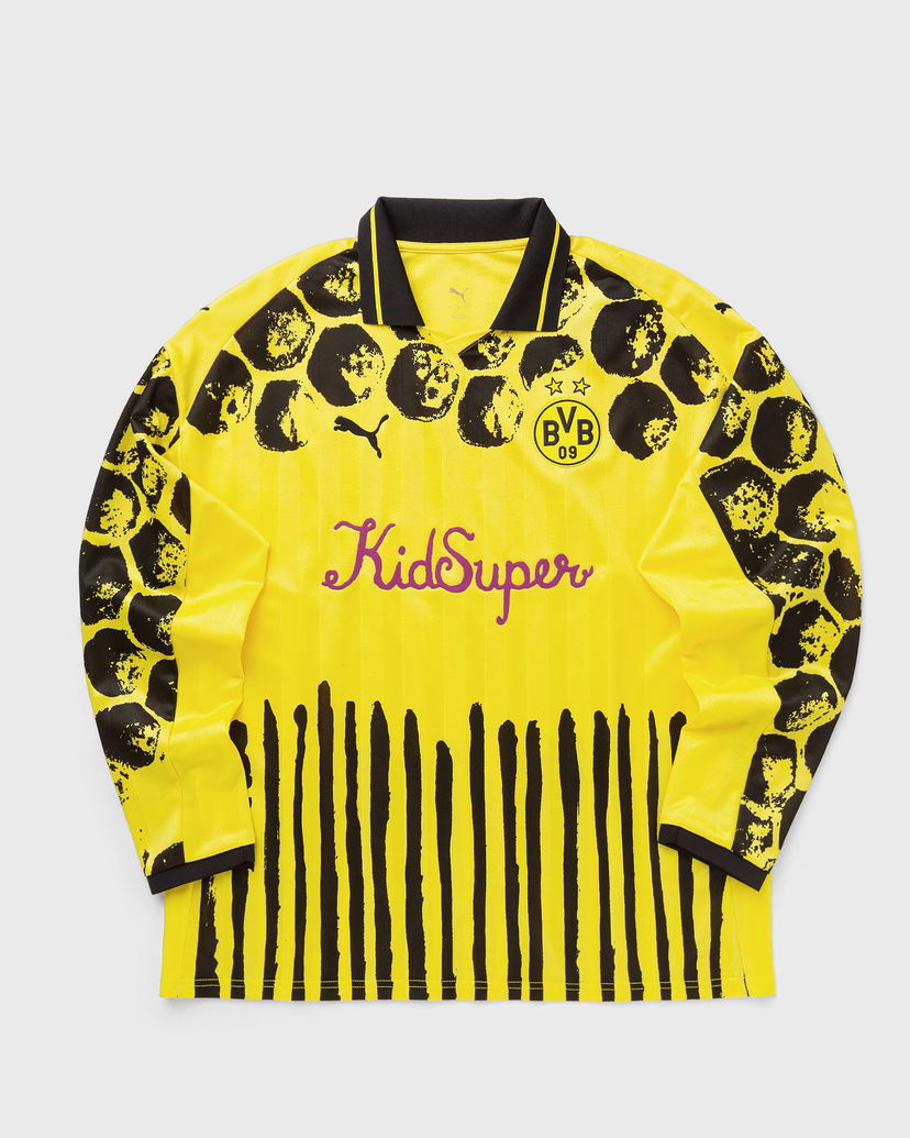 Jersey Puma KidSuper BVB Retro Long Sleeve Shirt Keltainen | 782753-02