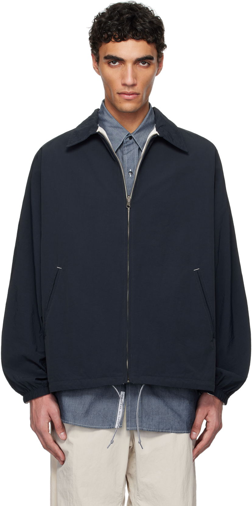 Tuulitakki NANAMICA nanamica Coach Reversible Jacket Tummansininen | S25SA001U