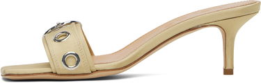 Asusteet Aeyde Aeyde Ilvy Eyelet Grosgrain Mules Beige | A11-HS-GAIS55TB188-SS25-957-069, 2