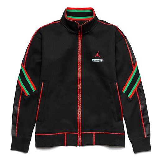Takki Jordan Jordan x FACETASM Crossover Stripe Stand Collar Jacket Musta | DC4639-010
