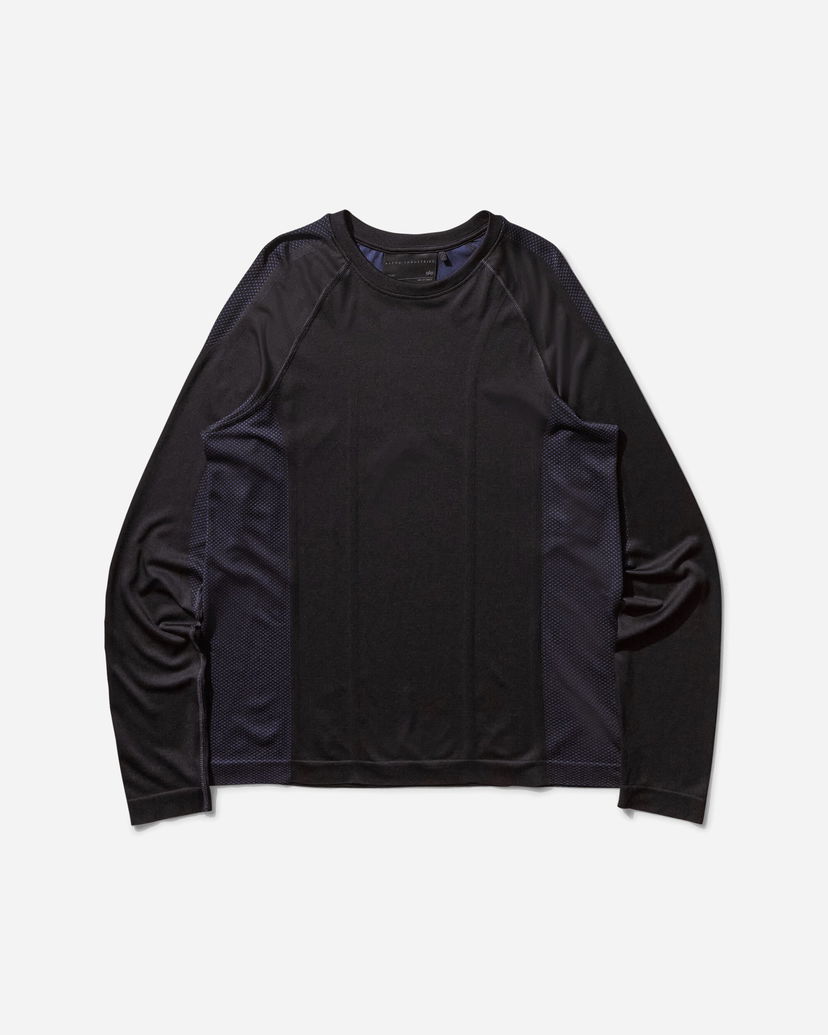 Villapaita Alpha Industries UV Protection Seamless Long Sleeve T-Shirt Musta | 756580 03