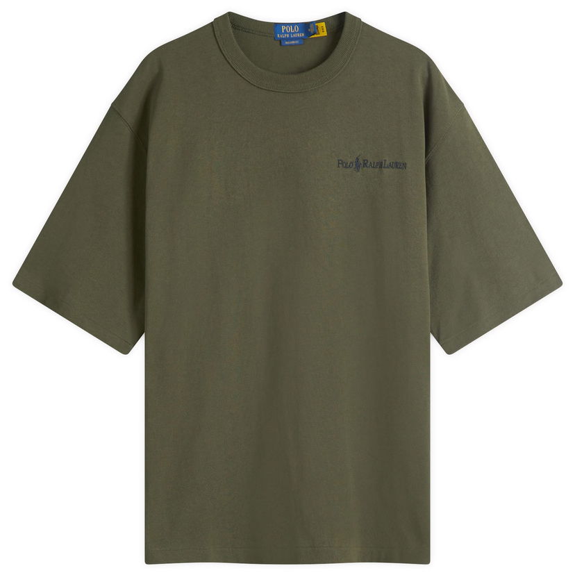 T-paita Polo by Ralph Lauren Relaxed Fit Embroidered Logo T-Shirt Vihreä | 710961137001