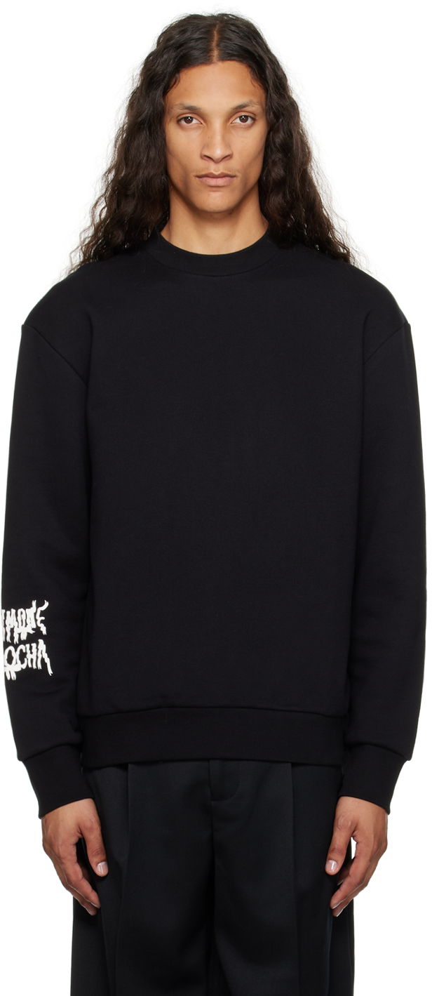 Huppari Simone Rocha Simone Rocha Ribbon Logo Sweatshirt Musta | 5287P19P20-M 0568