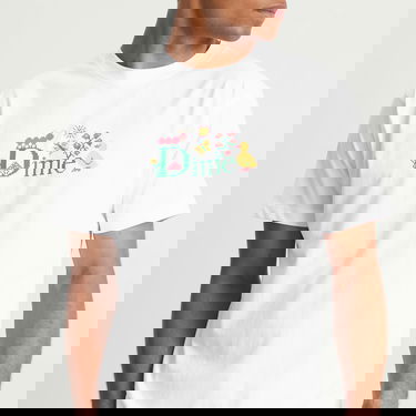 T-paita Dime Dime Classic Cross Stitch T-Shirt, Size Large Valkoinen | DIMESU2560-WHT, 5