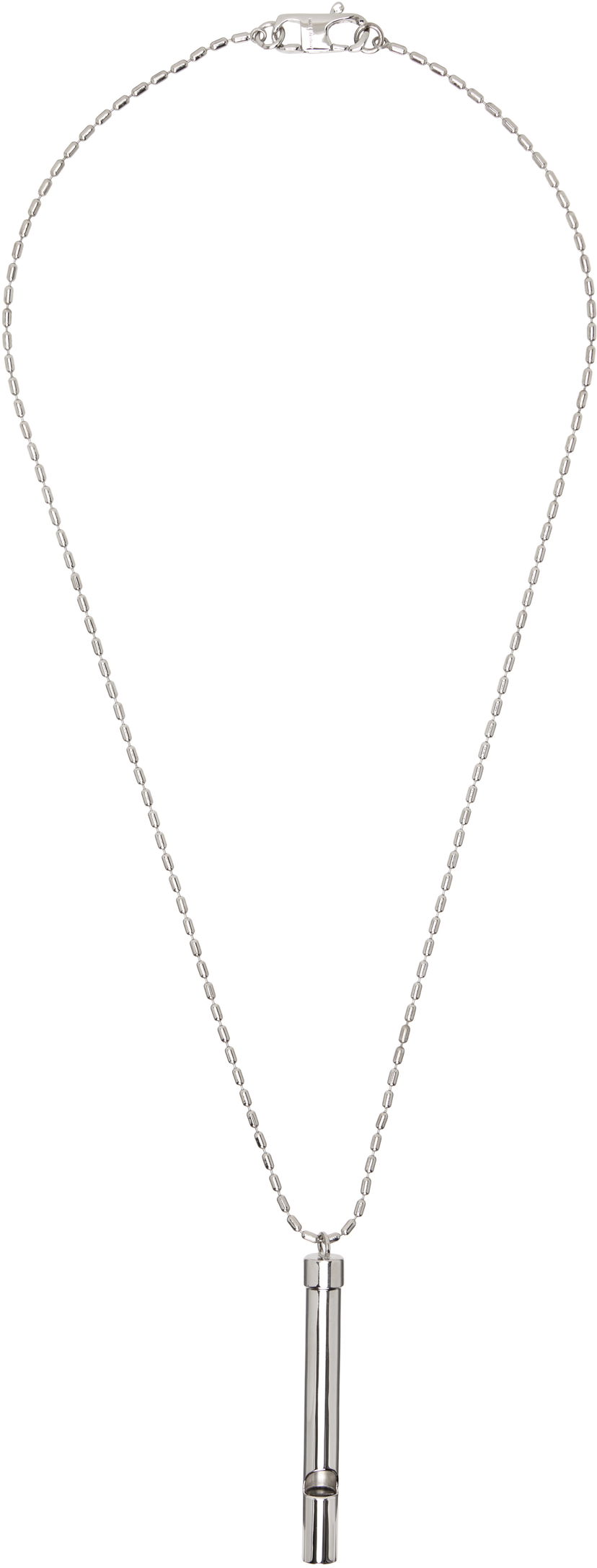 Kaulakoru Maison Margiela MM6 Maison Margiela Silver-Tone Whistle Pendant Necklace Metallinen | SM7UU0104 P8601