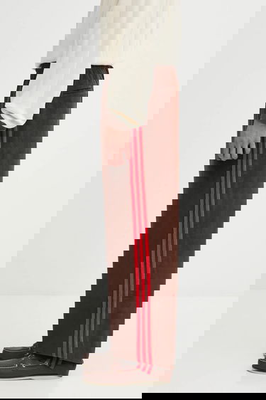 Verryttelyhousut adidas Originals Originals Cord Wide-Leg Pants with Red Side Stripes Ruskea | JX3108, 0
