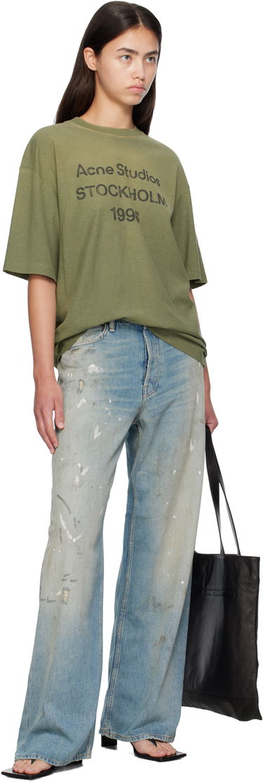 Jeans Acne Studios Acne Studios 1981 U Paint Splatter Jeans Sininen | C00096-, 3