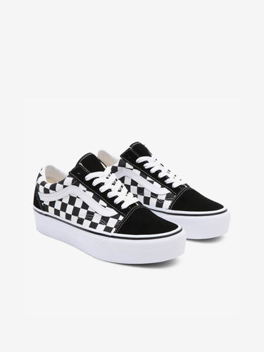 Tennarit ja kengät Vans UA Old Skool Platform Musta | VN0A3B3UHRK1_(CHECKERBOARD) BLK/TR WHT, 2
