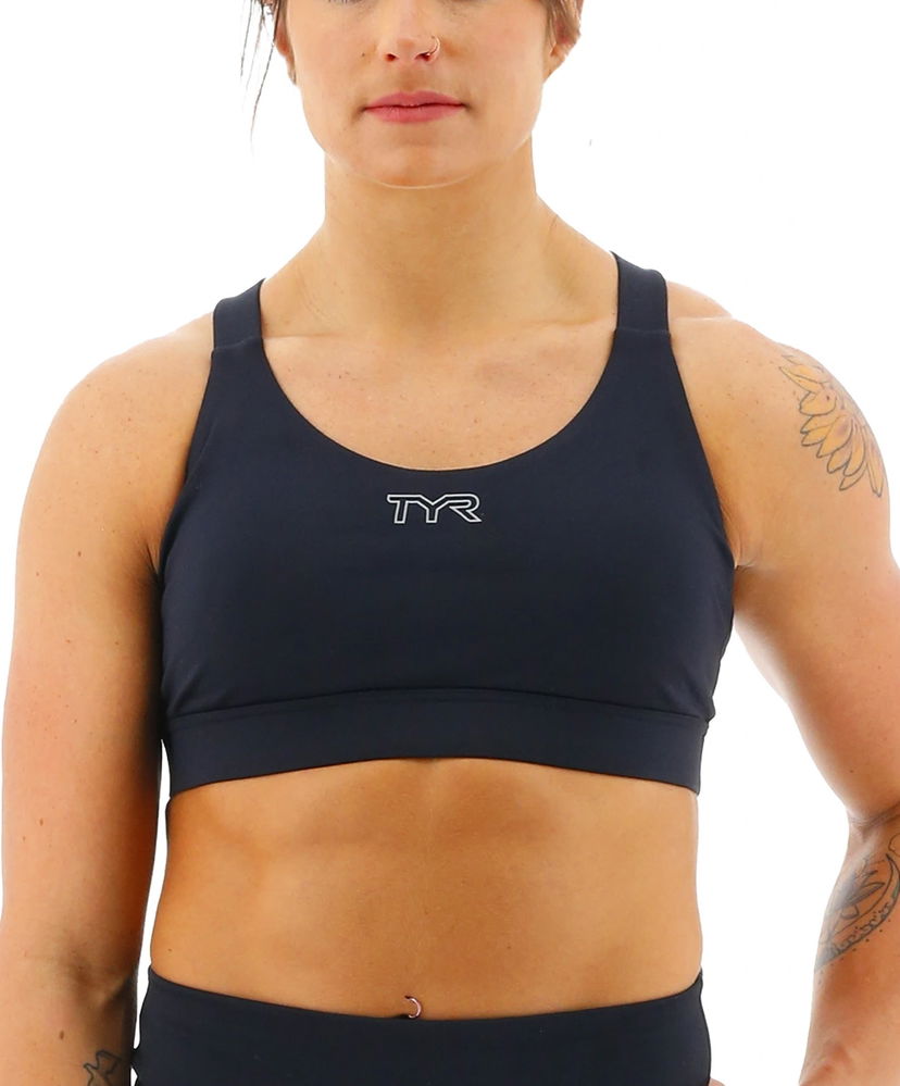 Rintaliivit TYR TYR Sol Crisscross Sports Bra Musta | fgpso3a-001