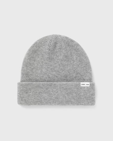 Pipo Samsoe Samsoe Ribbed Knit Beanie Harmaa | M13407218-GREY-MEL, 0