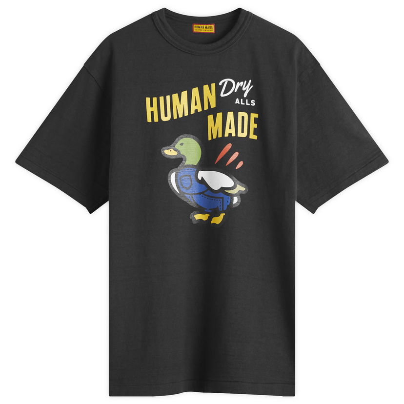 T-paita Human Made Duck Overalls Graphic T-Shirt, Size Large Musta | HM29TE006-BLK