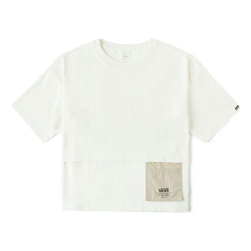 T-paita Vans Pocket Short-Sleeve T-Shirt Valkoinen | VN000GRTFS8