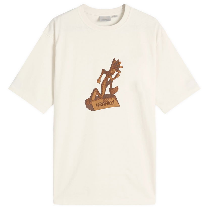 T-paita GRAMICCI Gramicci Sculpture T-Shirt, Size Small Valkoinen | G5FU-T136-NPG